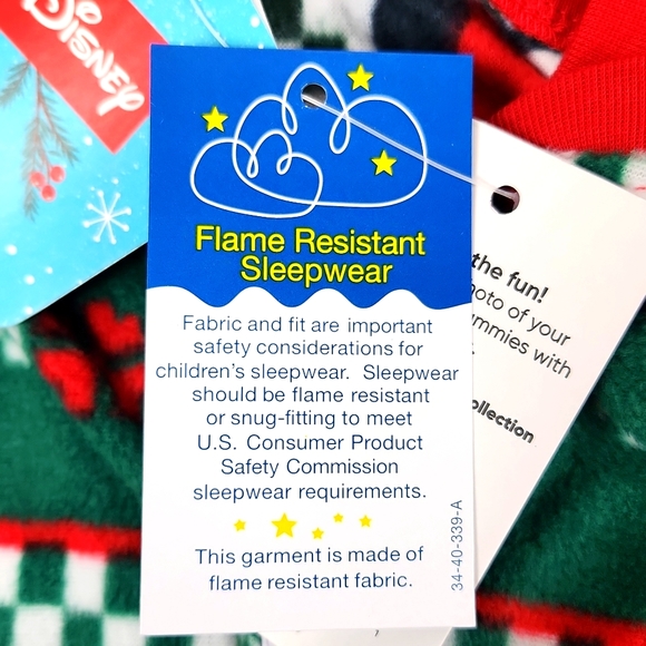 Disney Mickey Mouse One Piece Holiday Blanket Sleeper 24M - Picture 7 of 8